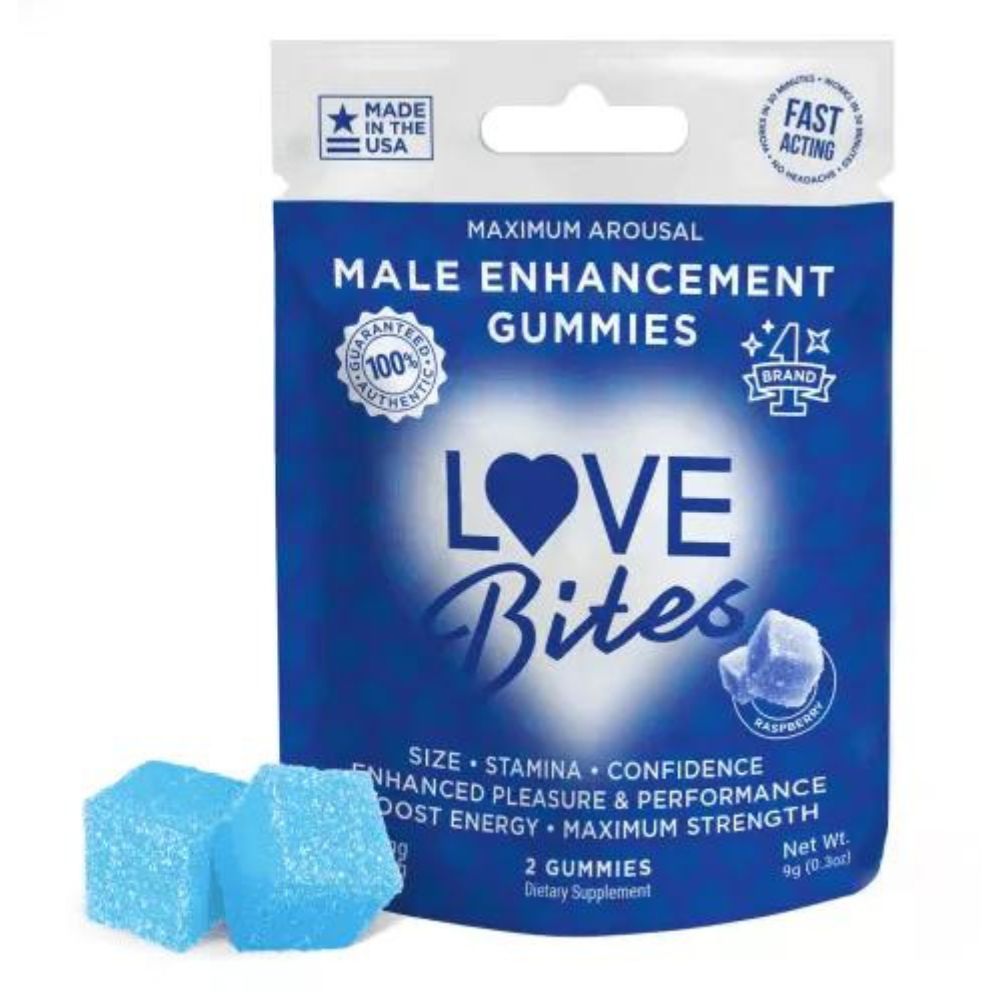 Gomitas Vigorizantes Love Bites para Caballero