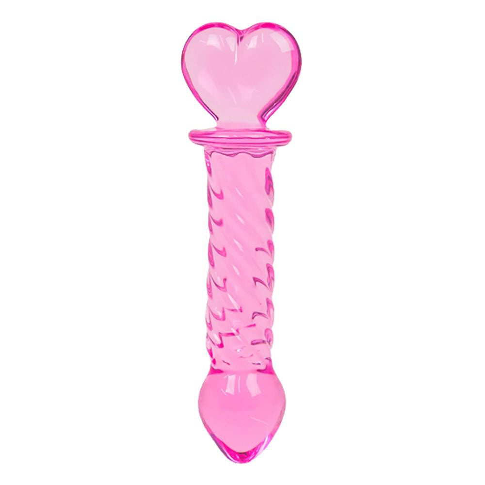 MON Consolador de Cristal Rosa