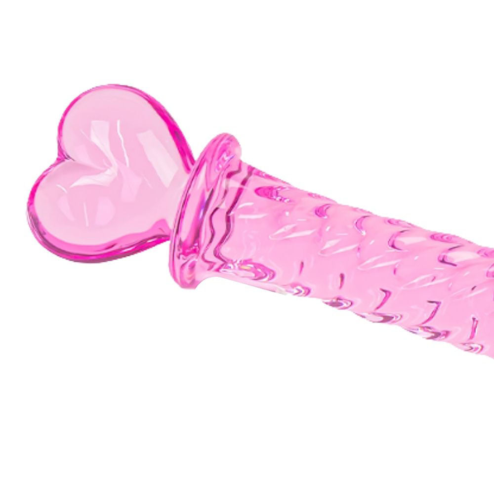 MON Consolador de Cristal Rosa