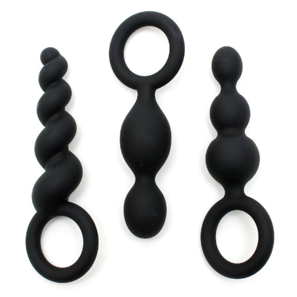 Set de 3 Plugs Anales de Silicona Satisfyer Booty Call