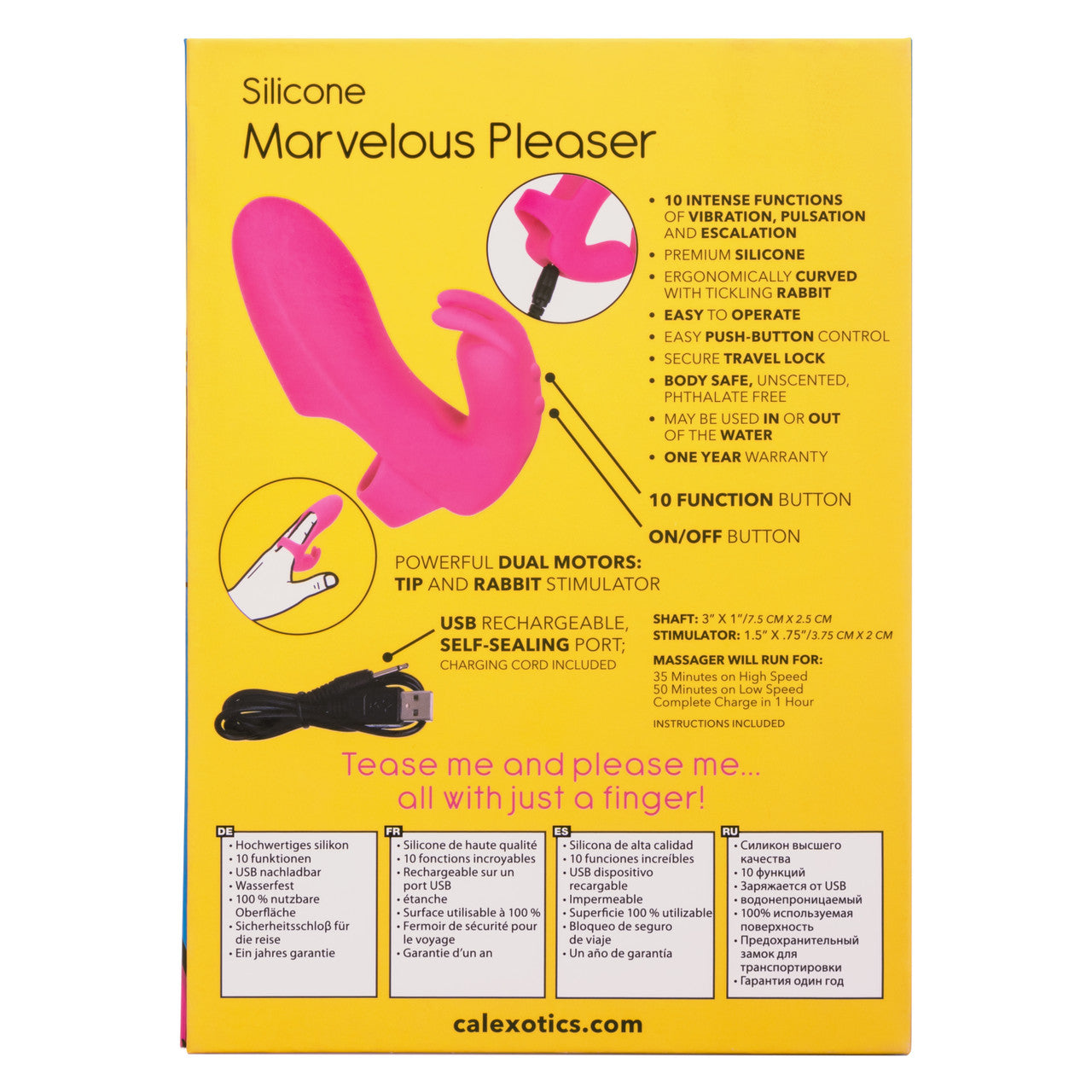 Mini Dedal Vibrador Marvels