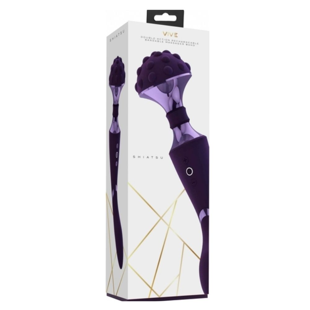 Masajeador 2 en 1 SHIATSU Color Morado