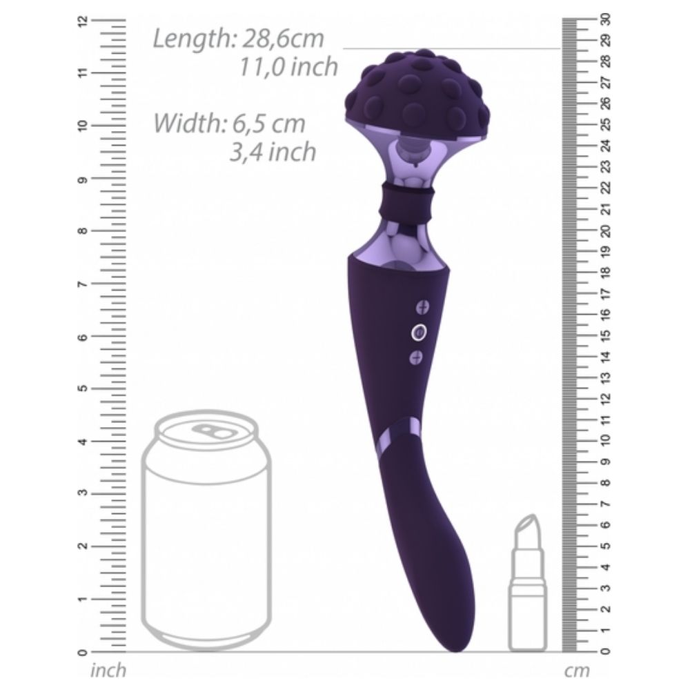 Masajeador 2 en 1 SHIATSU Color Morado