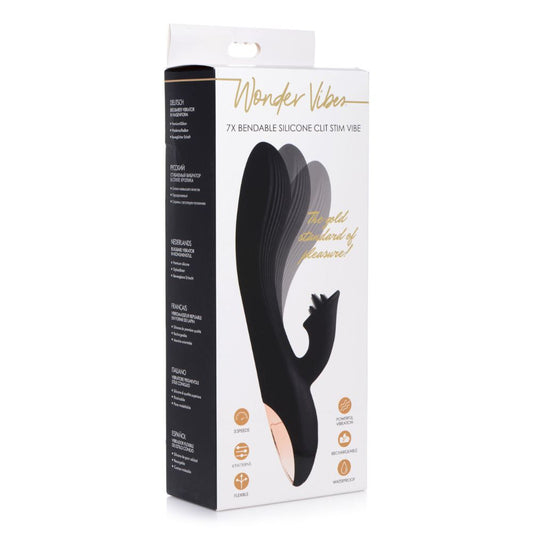 Vibrador de Doble Estimulación Flexible WV 7X Bendable