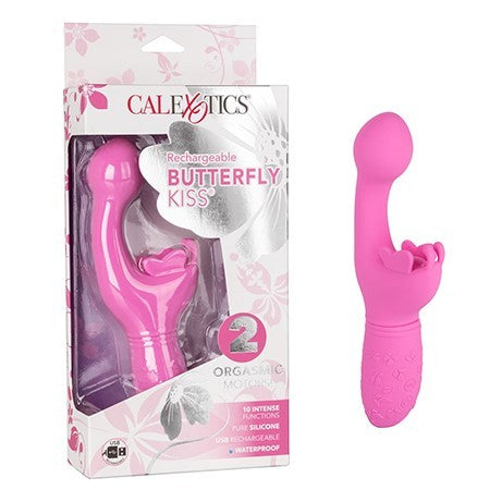 Vibrador con Doble Estimulación Butterfly Kiss Rechargeable