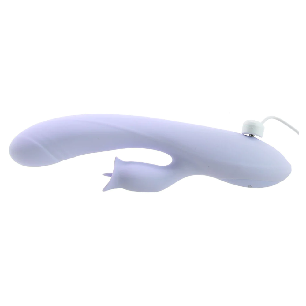 Vibrador Térmico de Doble Estimulacion Devine Vibes Heat Up Clit Licker Color Lavanda