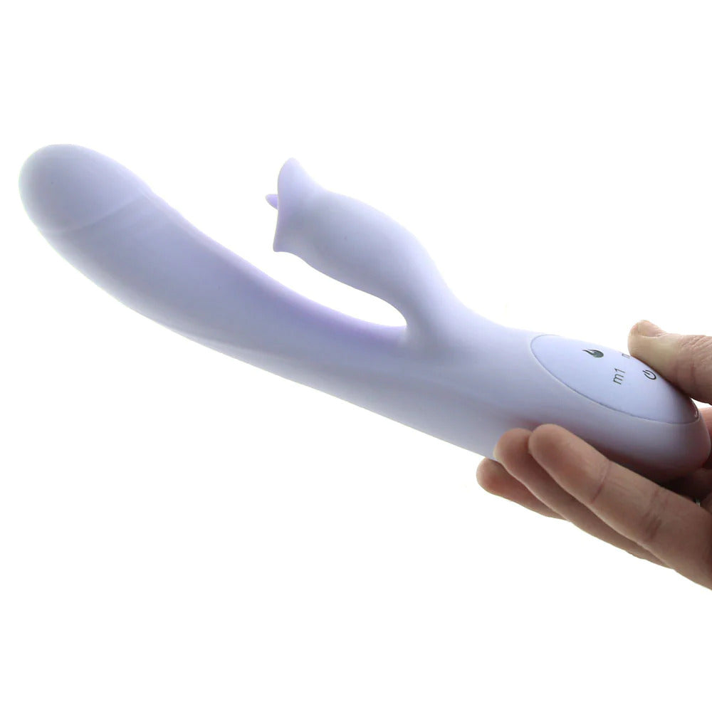 Vibrador Térmico de Doble Estimulacion Devine Vibes Heat Up Clit Licker Color Lavanda