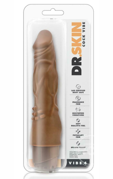 Dildo Vibrador Dr Skin Cock Vibe 4 de 8"