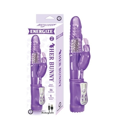 Vibrador de Conejo Energize Her Bunny Morado