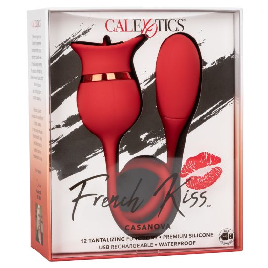 Vibrador Externo e Interno French Kiss Cassanova