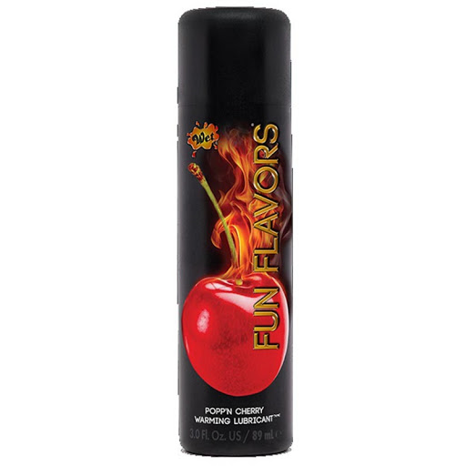 Lubricante Térmico Sabor Cereza Fun Flavors Poppin Cherry 89ml