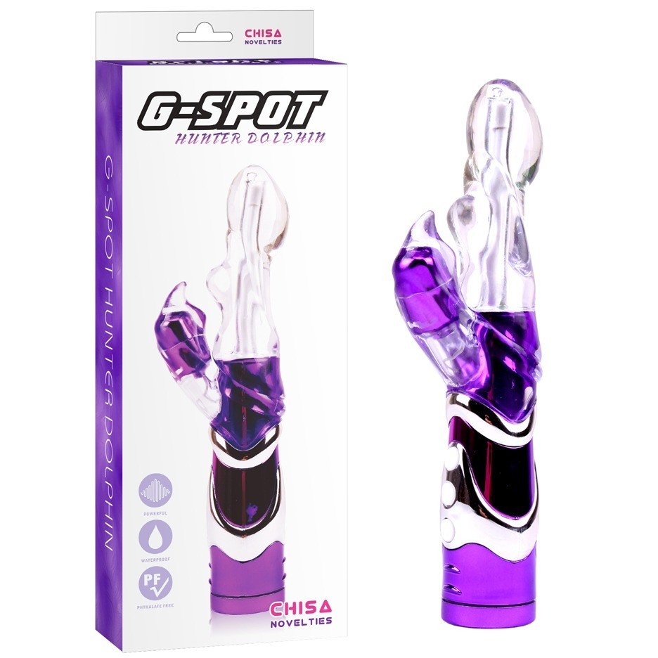 Vibrador G-Spot con Doble Estimulación Hunter Dolphin