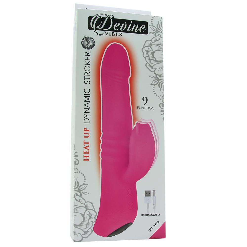 Vibrador con Movimientos de Empuje y Función Térmica Heat Up Dynamic Stroker