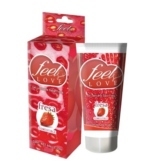 Lubricante Feel Love sabor fresa