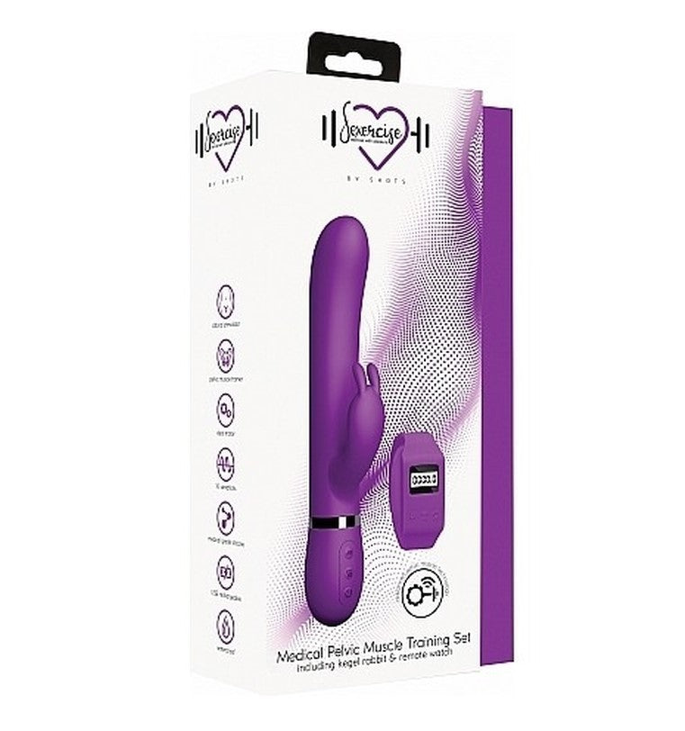 Vibrador Doble Estimulación con Mando a Distancia Pelvic Muscle Kegel Rabbit