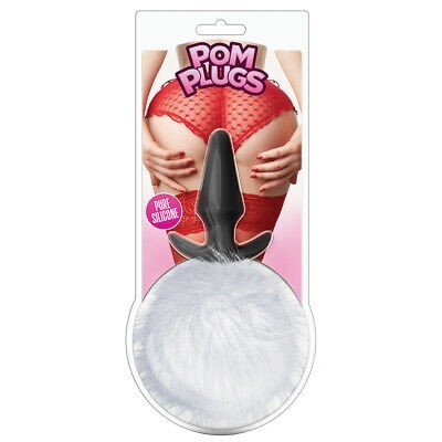 Plug de Fantasia Cola de Conejo Pom Plugs White