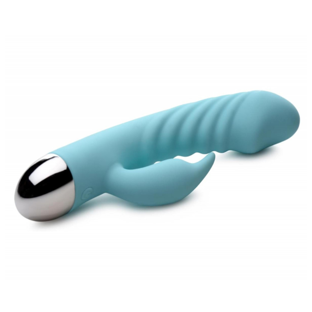 Vibrador con Estimulador de Clítoris Power Bunnies 10X Sassy