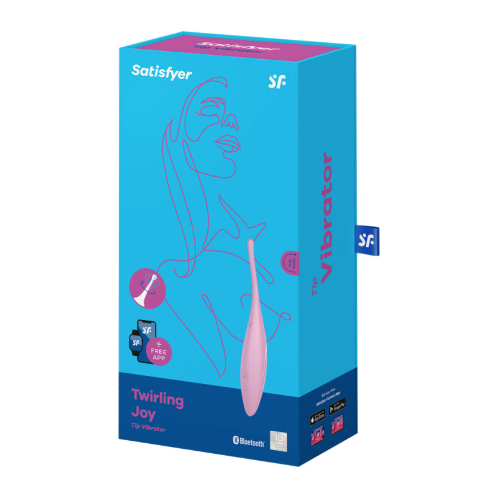 Estimulador de Puntos Específicos Satisfyer Twirling Joy-Pink