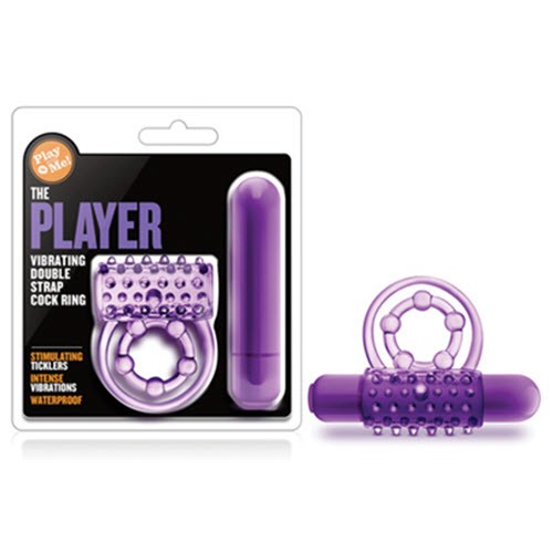 Anillo Vibrador Doble The Player Vibrating Strap Cock